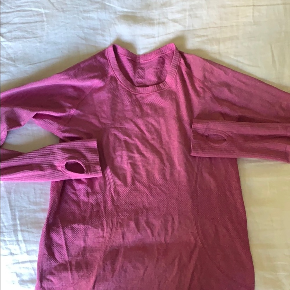 LuluLemon pink long sleeve
